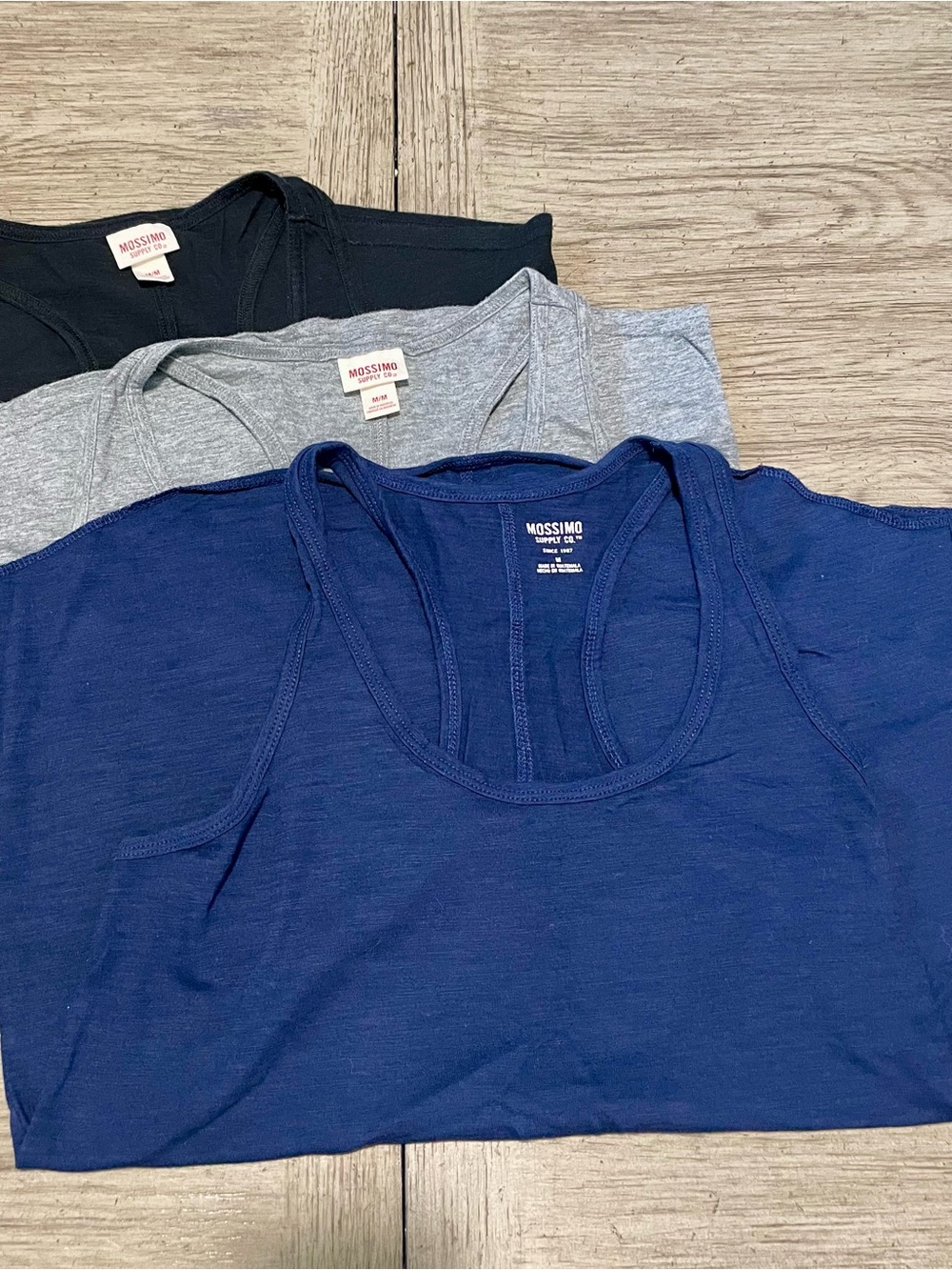 Mossimo racerback tank top 3 pack medium